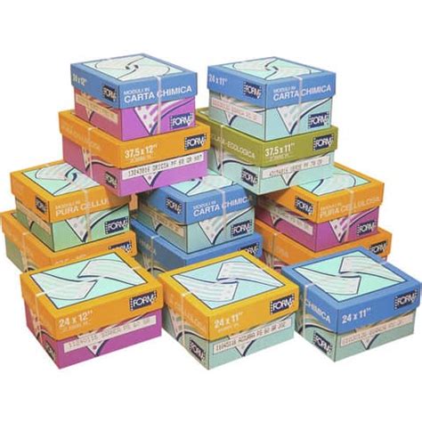 Carta 60gr Carta Modulo Continuo 24x6 Microperforata 60gr - 2000 Fogli Bianchi Per Stampanti Ad Aghi Moduli Continui 24x6