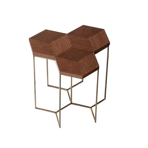 Noor Gallery - TRE ESAGONO SIDE TABLE - Noor Gallery