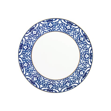 Porcel | Set of 4 Blue Legacy Dinner Plate 27cm Petala Simples | Bring ...