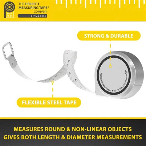 PERFECTMEASURINGTAPE Perfect Pi Diameter Circumference Tape Measure ...