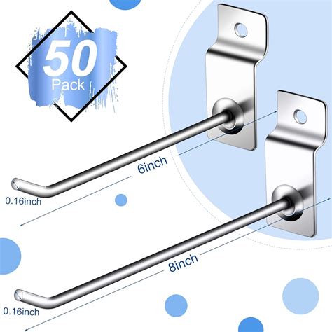 Moxweyeni 100 Pack Slatwall Hooks, 6 and 8 Inch Slatwall India | Ubuy