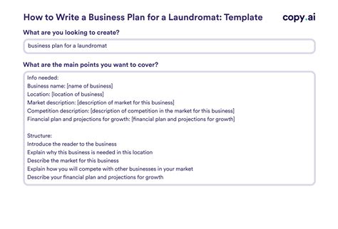 Business Plan For A Laundromat Templates: How To Write & Examples
