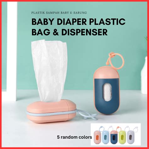Plastic bag Portable Diaper Dispenser Waste Bag Garbage Bag Plastik ...
