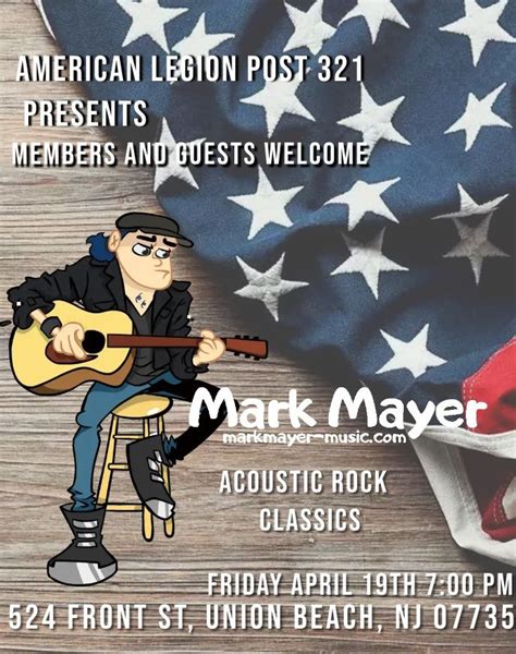Mark Mayer Acoustic at American Legion Post 321 Union Beach NJ, 524 ...