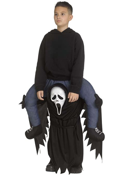 Kid's Carry Me Ghost Face Costume | Scream Costumes