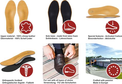 Buy Orthotic Leather Insoles for Metatarsalgia Forefoot Pain ...