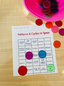 Earth's Motions & Patterns Bingo (Rotation vs. Revolution) | TPT
