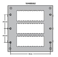 B7518 Tint Series 18 M Silver Glass Support Frame Lisha Switches ...