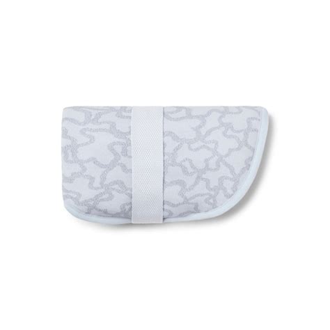 Bear-shaped travel changing mat in Kaos sky blue | TOUS