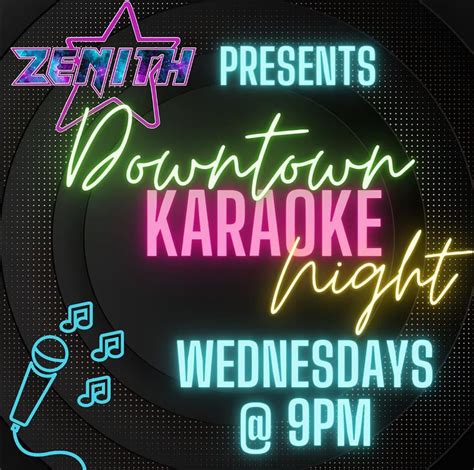 Downtown Karaoke at Zenith Raleigh | Downtown Raleigh, NC