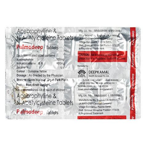 Pulmodeep Tablet | Uses, Side Effects, Price | Apollo Pharmacy