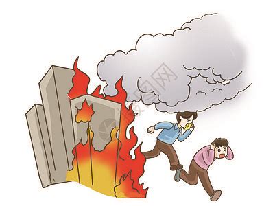 防火灾漫画插画图片下载-正版图片400124606-摄图网