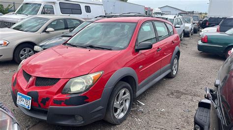 2004 Pontiac Vibe Red - Ed's Towing & Recovery