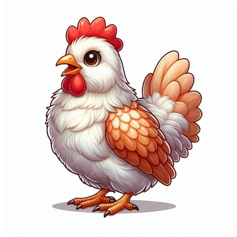 Premium Vector | Cute Chicken vector cartoon illustration