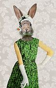 Image result for Vintage Rabbit Clip Art