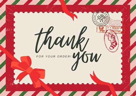 Printable Thank You Christmas Card | Fanny Printable