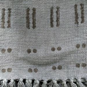 Buy Gray & Black Fringed Throw Blanket Sofa Throw Blanket Birthday Gift ...