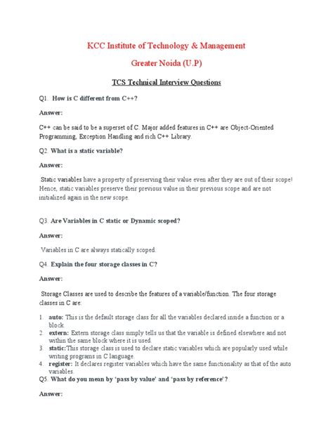 Basic C Interview Questions for TCS 的图像结果