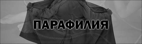 Что такое ПАРАФИЛИЯ - простой ответ что это значит, примеры, виды