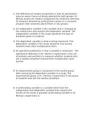 Image result for Random Assignment Definition