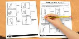 Map Symbol Matching Activity - KS2 map reading - Twinkl