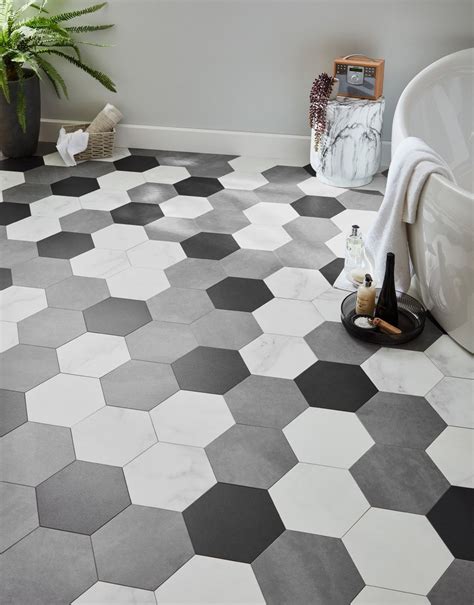 Symphony Hex Tile - Dove Grey | Flooring Superstore