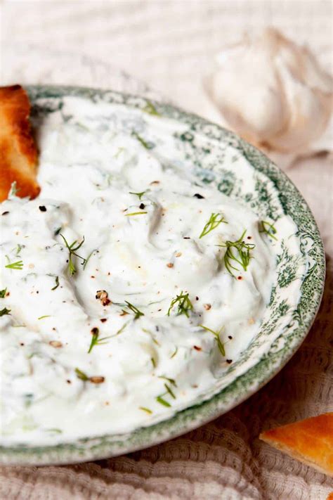 Healthy Tzatziki Recipe (Low-Fat) - Healthful Blondie