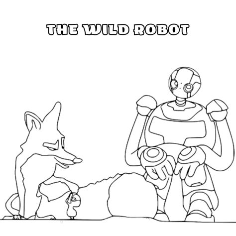 The Wild Robot Coloring Pages to Print - Free Printable Coloring Pages