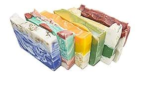 Buy Floral Soap Bar Set (6 Guest Bars)-natural Handmade Soaps Infused ...