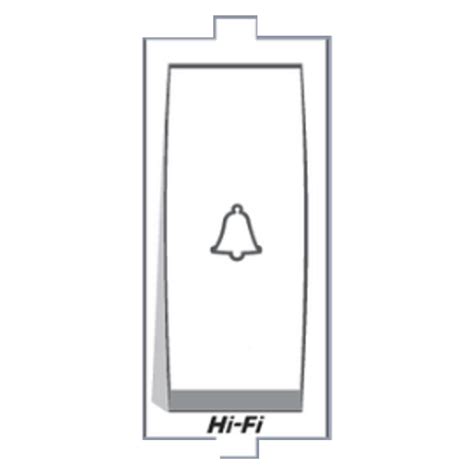 Buy Hi-Fi Hi-Class 10AX Bell Push Switch White 3005 Online at Bestomart ...
