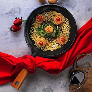 Buy Wonderchef Caesar Non-Stick Fry Pan, Induction Bottom, Wooden ...