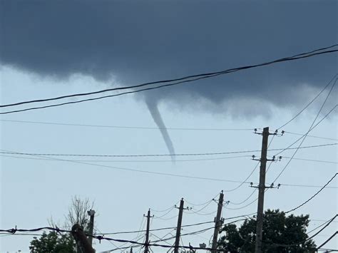 Waterspouts in Vermilion, Ohio
