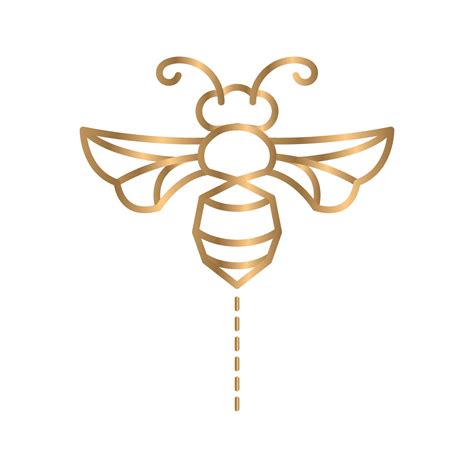 Golden Bees Baseball Logo