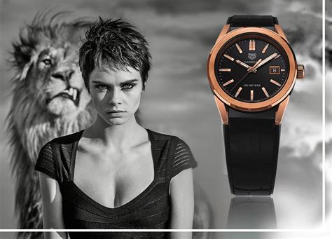 TAG Heuer’s super impressive campaign with Cara Delevingne