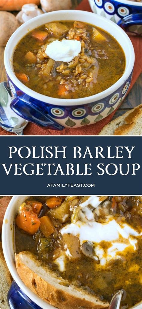 Our Polish Barley and Vegetable Soup is a delicious choice for a ...