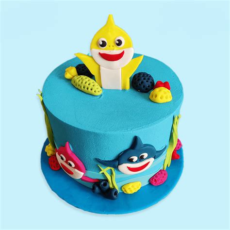 Swim with Baby Sharks | Custom Cakes | Crave by Leena, Bangalore