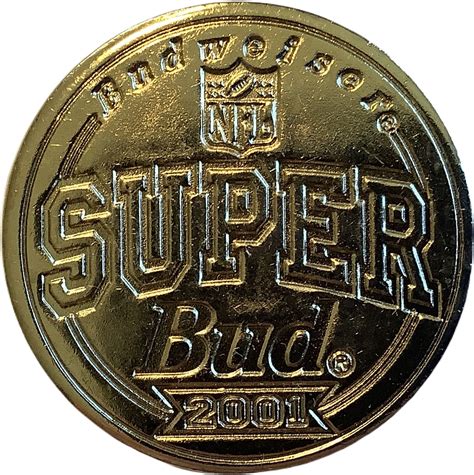 Token - Budweiser NFL Super Bud (Super bowl XXIX - San Francisco 49ers ...