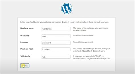 WordPress Database Settings Local 的图像结果