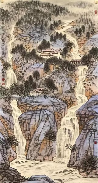 著名画家陈玉峰画出了尤溪山水的别样之美！_张雄艺术网
