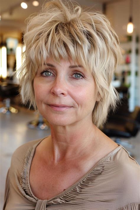 28 Short Shag With Bangs Hairstyles For Every Face Shape | Short thin ...