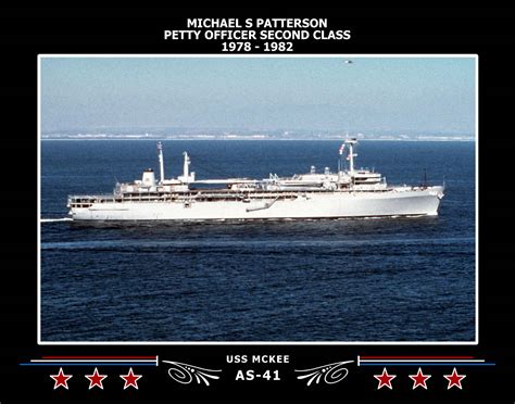Navy Emporium USS Mckee AS-41 Canvas Photo Print 67AS41 | eBay