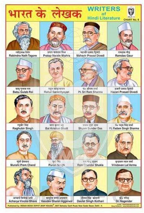 AUTHOR'S OF INDIA CHART [Wall Chart] BOOK DEPOT (MAP HOUSE) Paper Print ...
