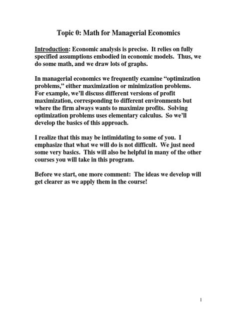 Image result for Maths for Management Lecture Notes