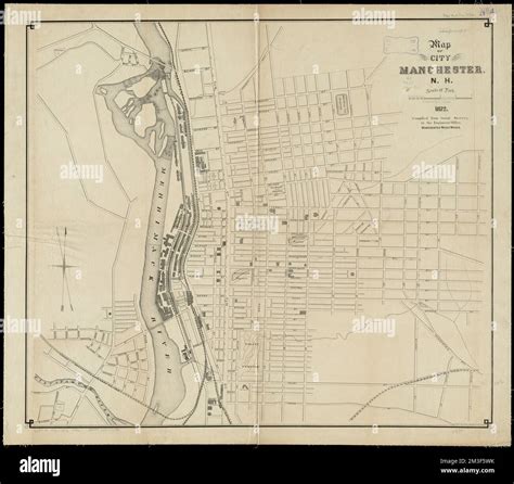 Map of the city of Manchester, N.H , Manchester N.H., Maps Norman B. Leventhal Map Center ...