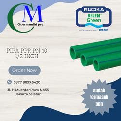 Jual Pipa PPR 20 mm 1/2 inch Pn 10 Rucika Wavin - Jakarta Pusat ...
