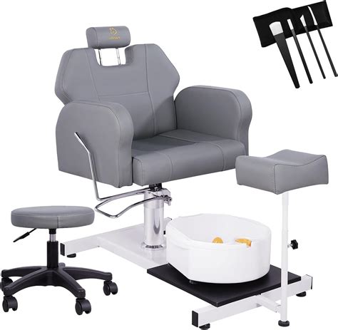 Amazon.com: Pedicure Chair for Nail Tech,No Plumbing Pedicure Station ...