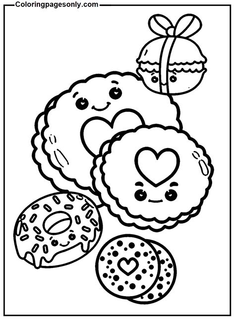 60+ Cookie Coloring Pages - Free Printable PDF, JPG, PNG & Online Coloring