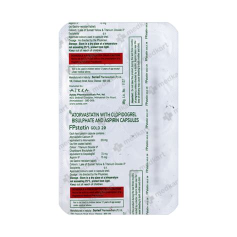 STORVA TRIO 20MG CAP 1X10, Price, Composition & Generic Alternatives ...