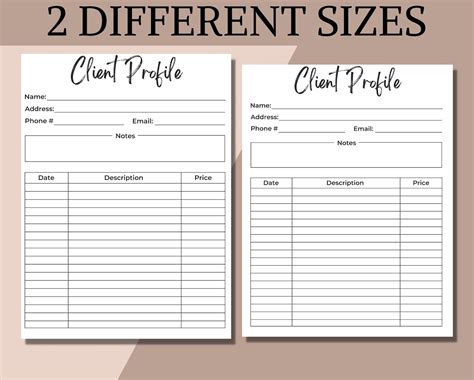 Image result for Client Profiles Examples