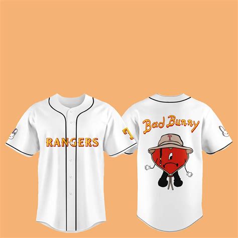 2025 Rangers Bad Bunny Hat Jersey - Cabryon